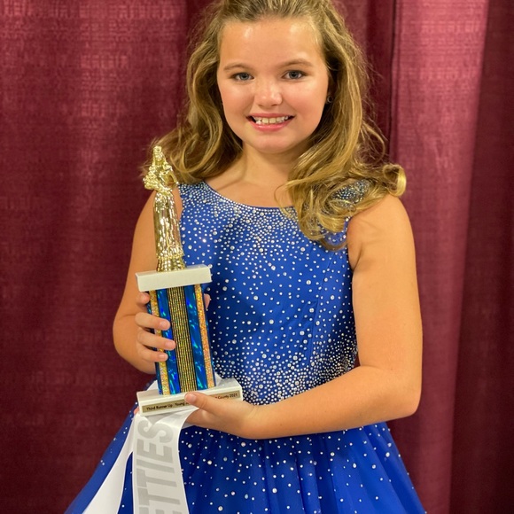 Girls Tiffany pageant gown size 12 - Picture 5 of 6